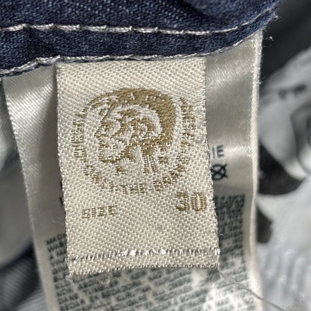 Diesel Industry Thavar Jeans Mens 30x34 Slim Skinny Distressed Blue Denim‎